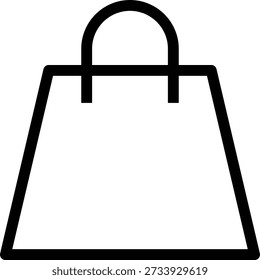 bag Vector illustration on a transparent background. Premium quality symmbols. Thin line vector icons for concept and graphic design.