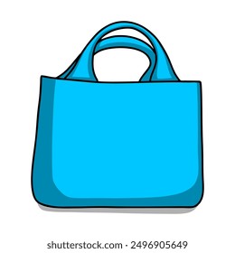 Tasche, Vektorgrafik auf weißem Hintergrund.