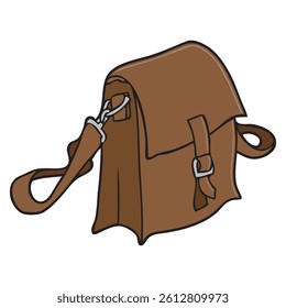 bag vector illustration,isolated on white background,top view