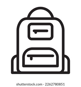 Bag Vector Line Icon Design