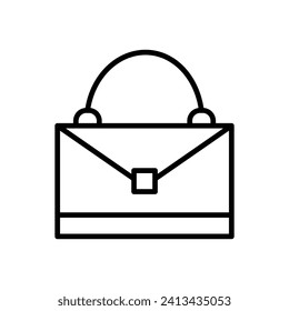 Bag Vector Line Icon Design