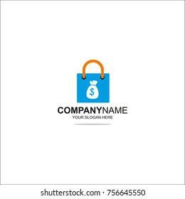 Bag Vector Logo, Design Illustration