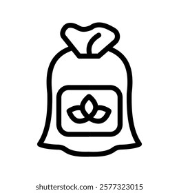 Bag of whea icon color editable