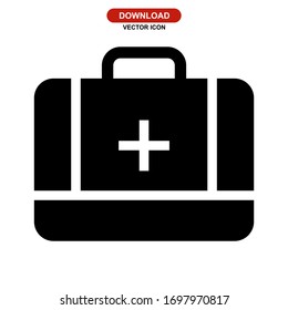 bag work icon or logo isolated sign symbol vector illustration - high quality black style vector icons
