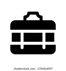 Taschen-Symbol oder Logo einzeln auf Zeichen, Vektorgrafik - hochwertige Vektorgrafiken im schwarzen Stil

