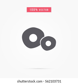 Bagel bakery and bread icon