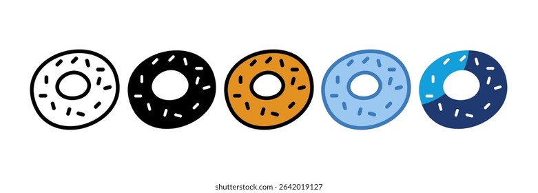 Bagel Icon Element For Design