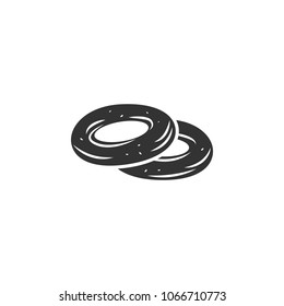Bagel icon. Simple element illustration. Bagel symbol design template. Can be used for web and mobile on white background