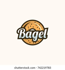 Bagel Logo Designs, Bagel Vector