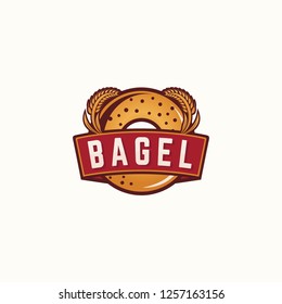 Bagel Logo Vector Illustrator  Template