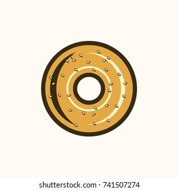 Bagel Vector Icon