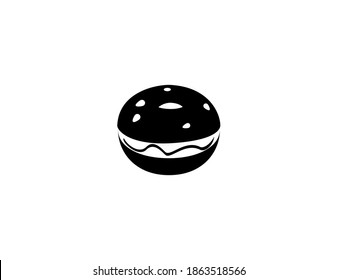 Bagel Vector Icon. Isolated Bagel Illustration