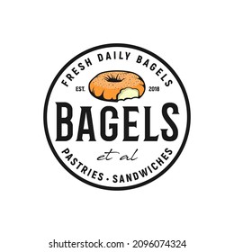 Bagels Bakery vintage  logo inspiration