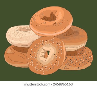 Bagels Bread Bagel Bajgiel Beigel