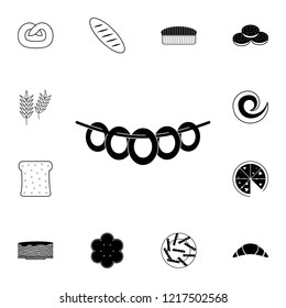 Bagels icon. Detailed set of Bakery. Premium graphic design. One of the collection icons for websites, web design, mobile app on white background
