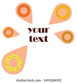 Bagels with poppy and sesame seeds flat design. Vector illustration of bakery products. Eating fresh and tasty bread.