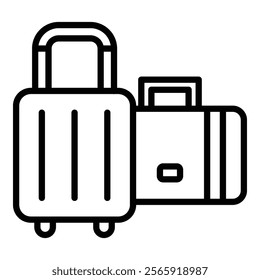 Baggage Cargo Vector Icon Collection