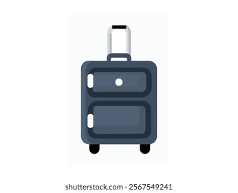 Baggage Claim. Conveyor Belt With Luggage In Airport Travel bags vector set Baggage Airport People Briefcase. Icon with reflection on white background. Air Travel Thin Line Icons  Editable Stroke