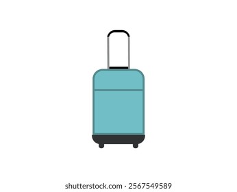 Baggage Claim. Conveyor Belt With Luggage In Airport Travel bags vector set Baggage Airport People Briefcase. Icon with reflection on white background. Air Travel Thin Line Icons  Editable Stroke