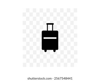 Baggage Claim. Conveyor Belt With Luggages In Airport.Travel bags vector set Baggage Airport People Briefcase. Icon with reflection on white background. Air Travel Thin Line Icons  Editable Stroke