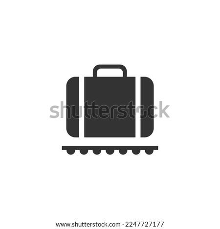 Baggage claim icon isolated on white background. Luggage symbol modern, simple, vector, icon for website design, mobile app, ui. Vector Illustration