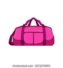 baggage fitness bag cartoon. baggage fitness bag sign. isolated symbol vector illustration