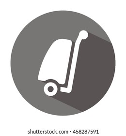 Baggage  icon. Flat design .