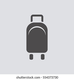 Baggage   icon, isolated. Flat  design. 
