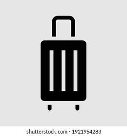 baggage icon isolated vector illustration
