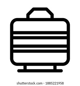 baggage icon or logo isolated sign symbol vector illustration - high quality black style vector icons
