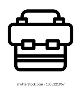 baggage icon or logo isolated sign symbol vector illustration - high quality black style vector icons
