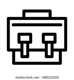 baggage icon or logo isolated sign symbol vector illustration - high quality black style vector icons
