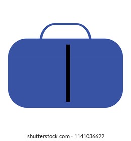 baggage icon vector - Blue

