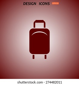 Baggage icon. icon. vector design