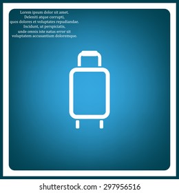 Baggage icon. icon. vector design
