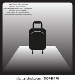 Baggage icon. icon. vector design