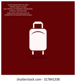 Baggage icon. icon. vector design