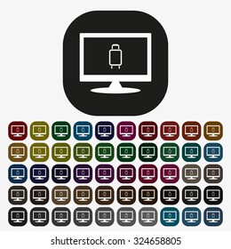 Baggage icon. icon. vector design