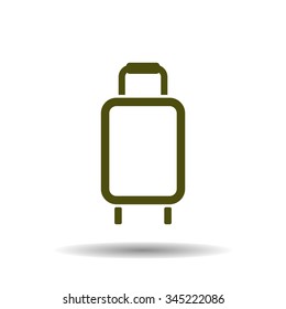 Baggage icon. icon. vector design