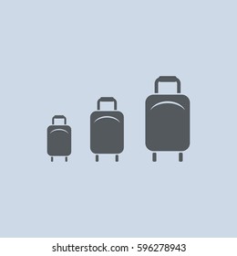 Baggage Icon Vector flat design style