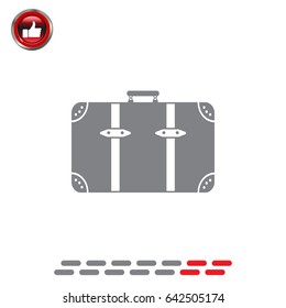 baggage icon. vector illustration