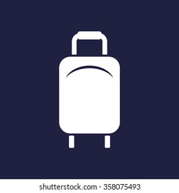 Baggage  icon, vector illustration. Flat design style