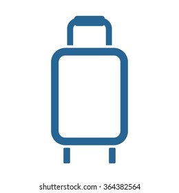 Baggage icon icon, vector illustration. Flat design style