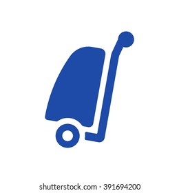 Baggage  icon, vector illustration. Flat design style