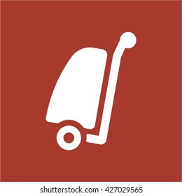 Baggage  icon, vector illustration. Flat design style