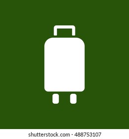 Baggage icon,vector. Flat design.