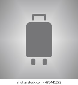 Baggage icon,vector. Flat design.