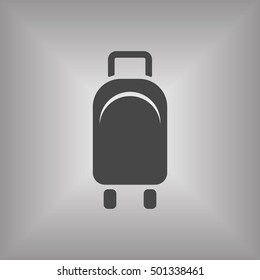 Baggage icon,vector. Flat design.