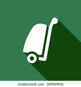 Baggage  icon,vector. Flat design .
