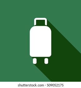 Baggage icon,vector. Flat design.